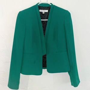 Nine West green blazer/jacket size 2